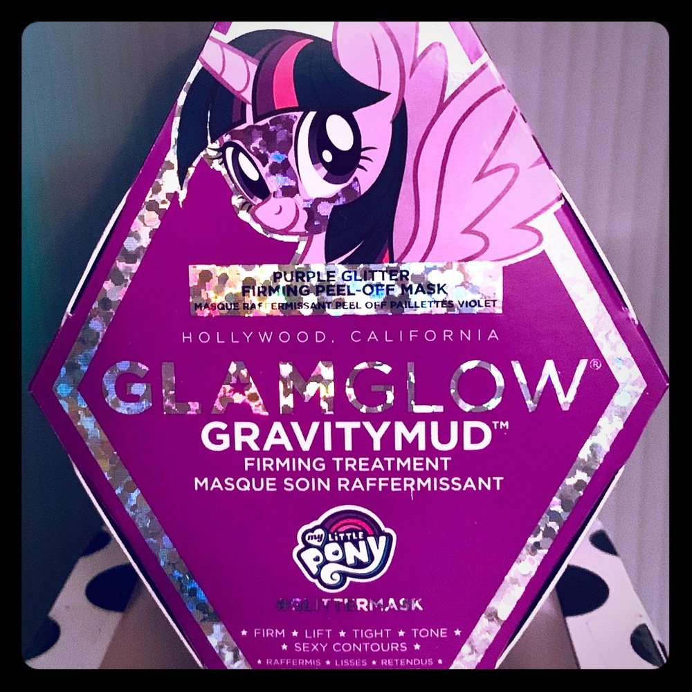 NWT PURPLE MY LITTLE PONY GLAMGLOW FACE MASK